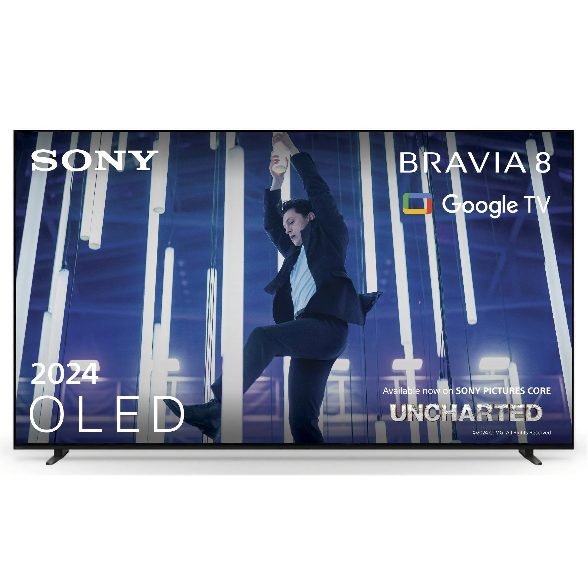Sony K77XR80PU 77 Inch BRAVIA 8 4K UHD HDR OLED Smart TV with BRAVIA Theatre Bar 8 HTA8000 Soundbar Bundle - Image 2