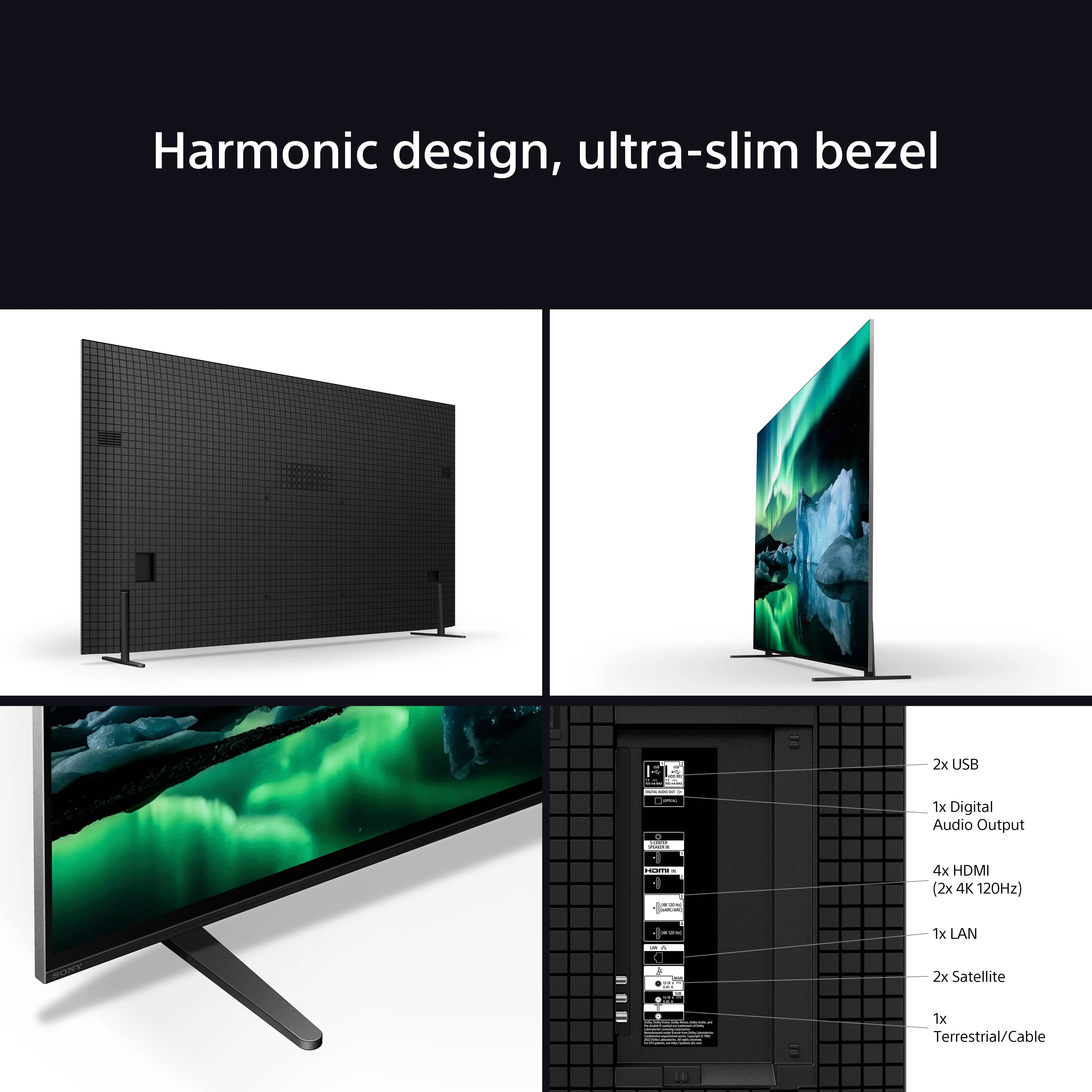 Sony K77XR80PU 77 Inch BRAVIA 8 4K UHD HDR OLED Smart TV with BRAVIA Theatre Bar 8 HTA8000 Soundbar Bundle - Image 4