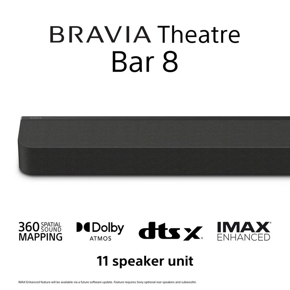 Sony K77XR80PU 77 Inch BRAVIA 8 4K UHD HDR OLED Smart TV with BRAVIA Theatre Bar 8 HTA8000 Soundbar Bundle - Image 5