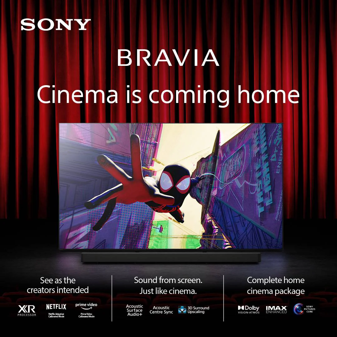 Sony K77XR80PU 77 Inch BRAVIA 8 4K UHD HDR OLED Smart TV with BRAVIA Theatre Bar 8 HTA8000 Soundbar Bundle - Image 6