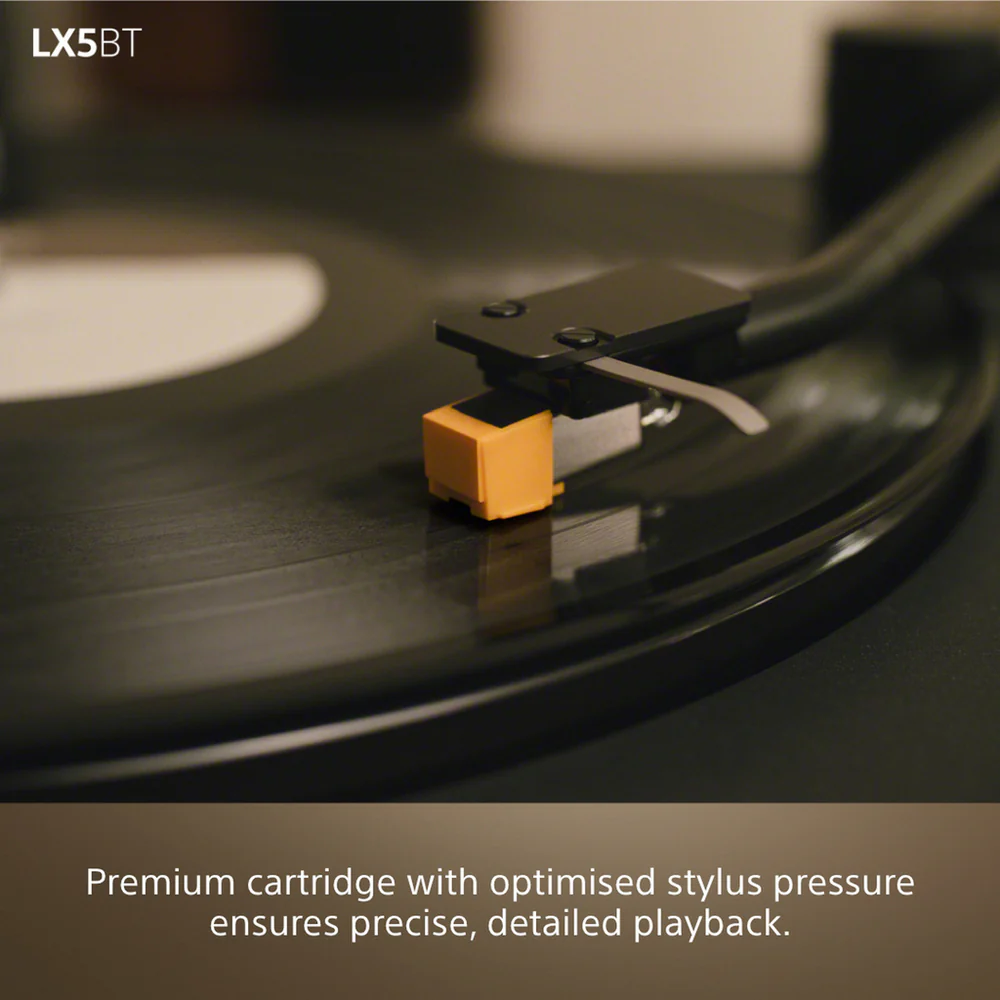 Sony PSLX5BT.CEK Fully Automatic Belt Drive Wireless Bluetooth Turntable with Auto Playback Pure Black - Image 3