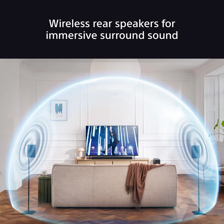 Sony SA-RS8 BRAVIA Theatre Rear 8 Wireless Rear Speakers Pair Black - Image 6