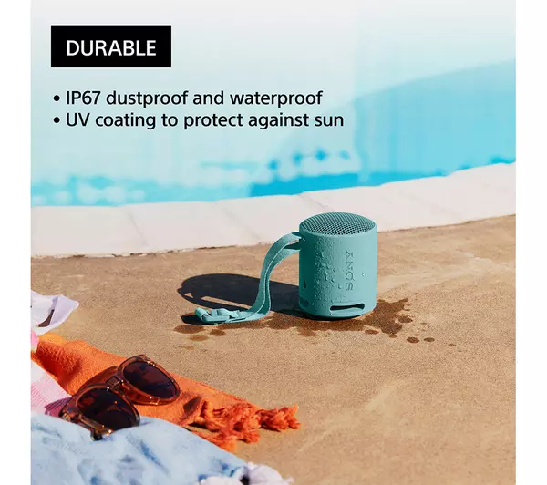 Sony SRS-XB100 Portable Bluetooth Speaker Light Blue - Image 5