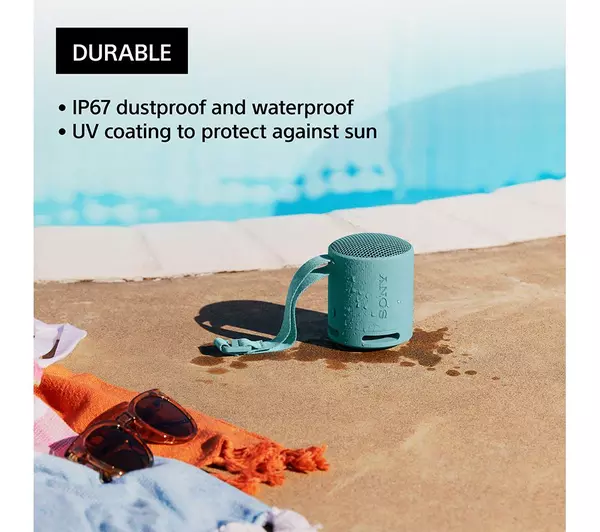 Sony SRS-XB100 Portable Bluetooth Speaker Light Blue - Image 6