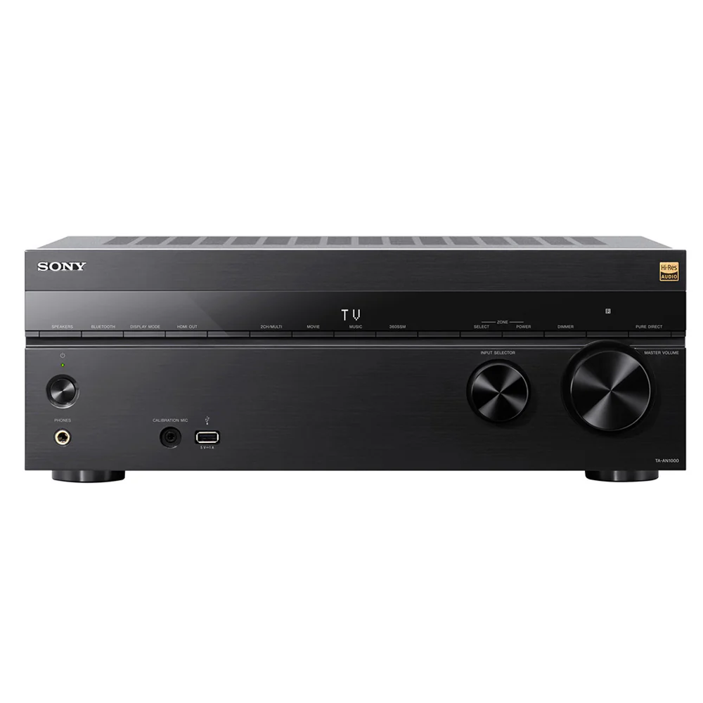 Sony TA-AN1000 7.2 Ch 8K Dolby Atmos AV Amplifier with Wharfedale DX3 HCP 7.1 Black Speaker Package - Image 2