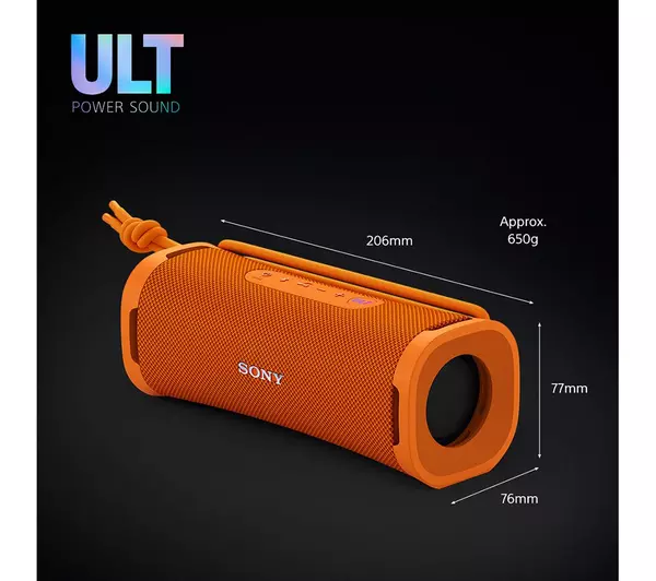 Sony ULT FIELD 1 Wireless Bluetooth Portable Speaker SRSULT10D Orange - Image 10