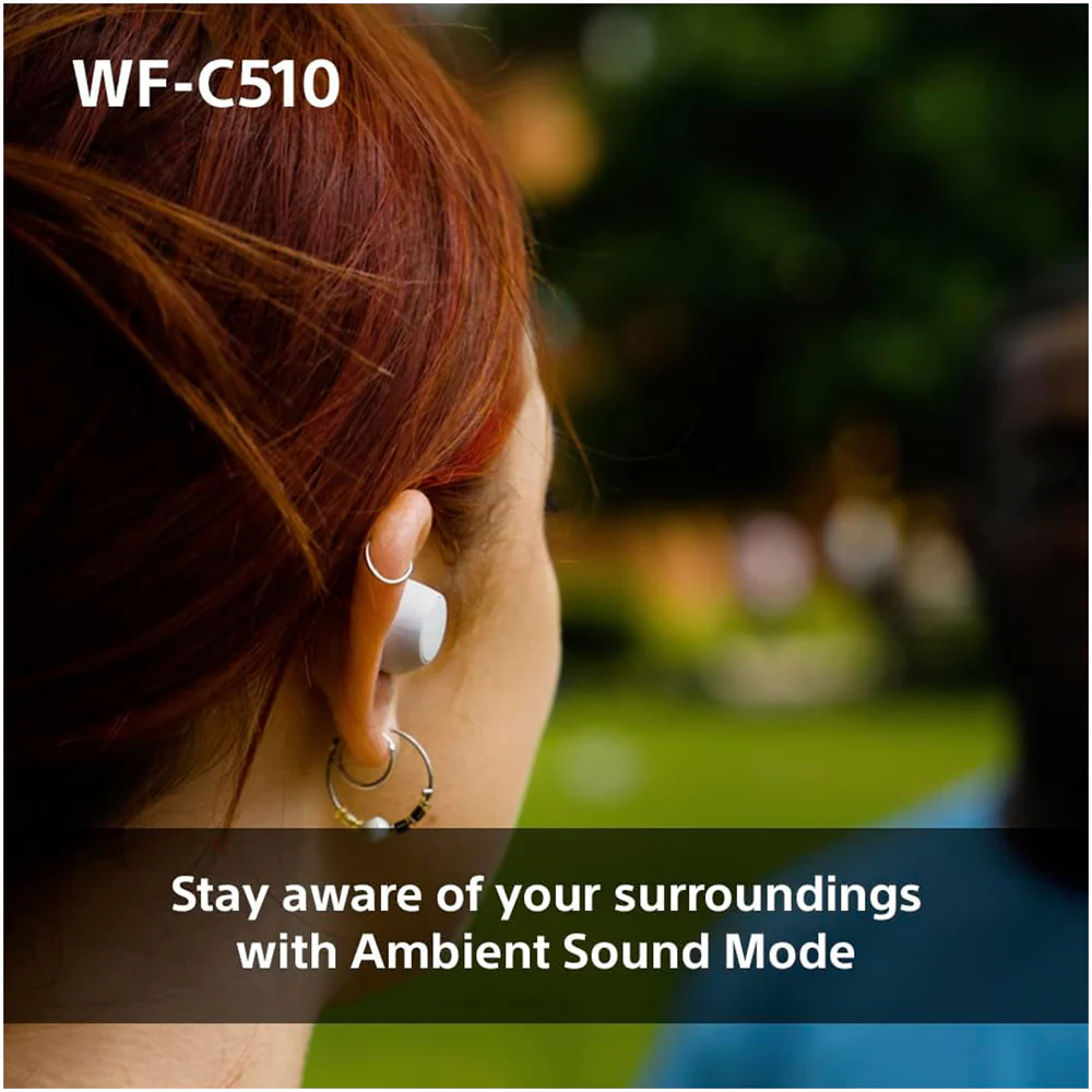 Sony WF-C510 True Wireless Bluetooth In Ear Headphones White - Image 10