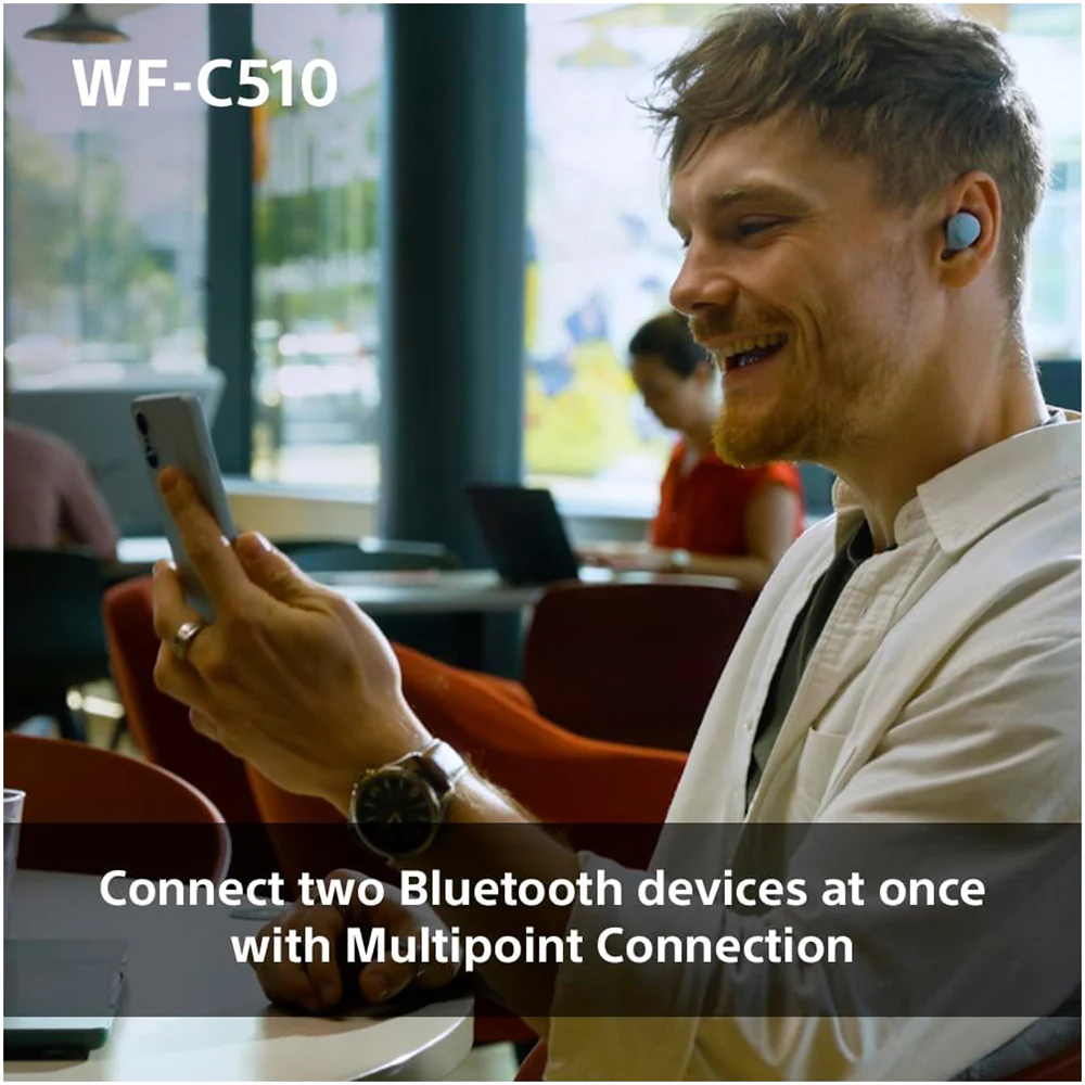 Sony WF-C510 True Wireless Bluetooth In Ear Headphones White - Image 9