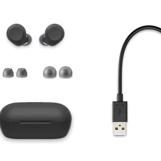 Sony WFC-710N Wireless Noise Cancelling Bluetooth Earbuds Black - Image 8