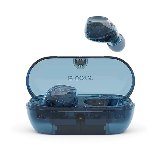 Sony WFC-710N Wireless Noise Cancelling Bluetooth Earbuds Glass Blue - Image 2