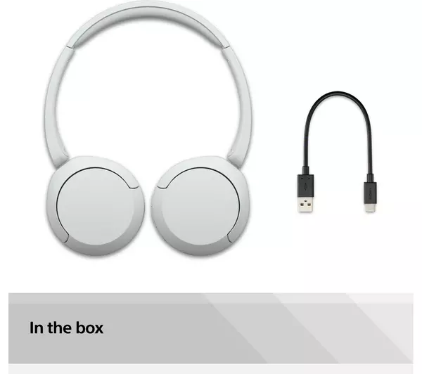 Sony WHCH520W Wireless Headphones White - Image 4