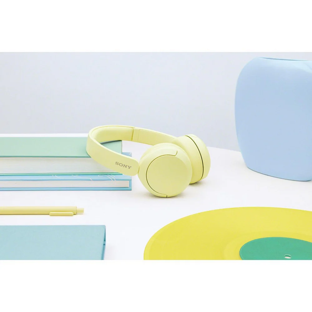 Sony WHCH520YCE7 Wireless Bluetooth On Ear Headphones Yellow - Image 6