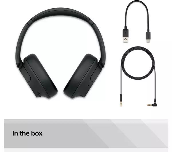 Sony WHCH720NB Wireless Noise Cancelling Headphones Black - Image 7