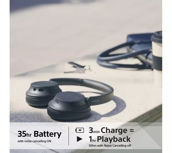 Sony WHCH720NB Wireless Noise Cancelling Headphones Black - Image 9