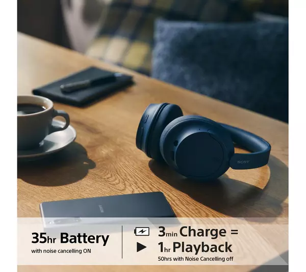 Sony WHCH720NL Wireless Noise Cancelling Headphones Blue - Image 8