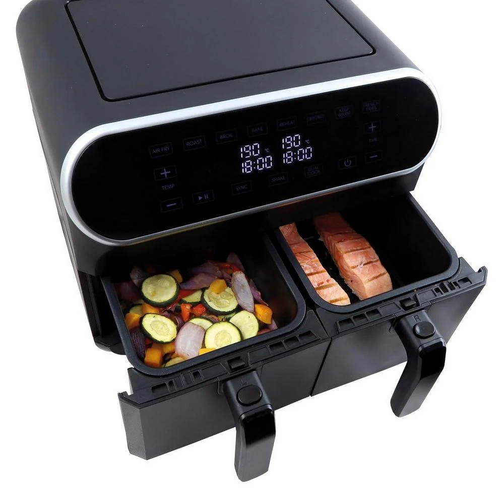 Statesman SKAF08017BK Digital Dual Zone Air Fryer - Black - Image 6