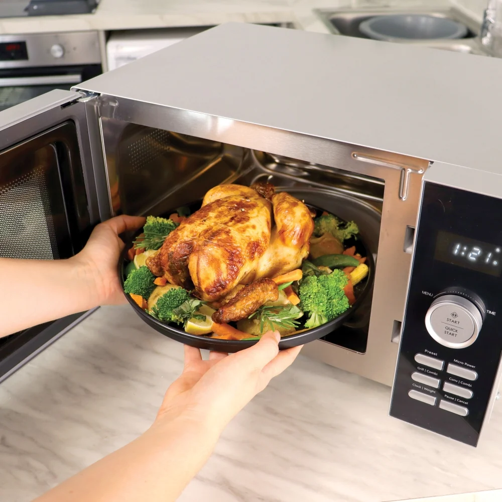 Statesman SKMG0923DSS Microwave with Grill Silver - Image 4