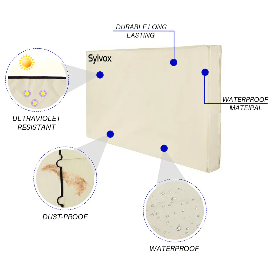 Sylvox OT75A1COVER Waterproof Outdoor TV Cover for 70-75 Inch TVs - Image 7