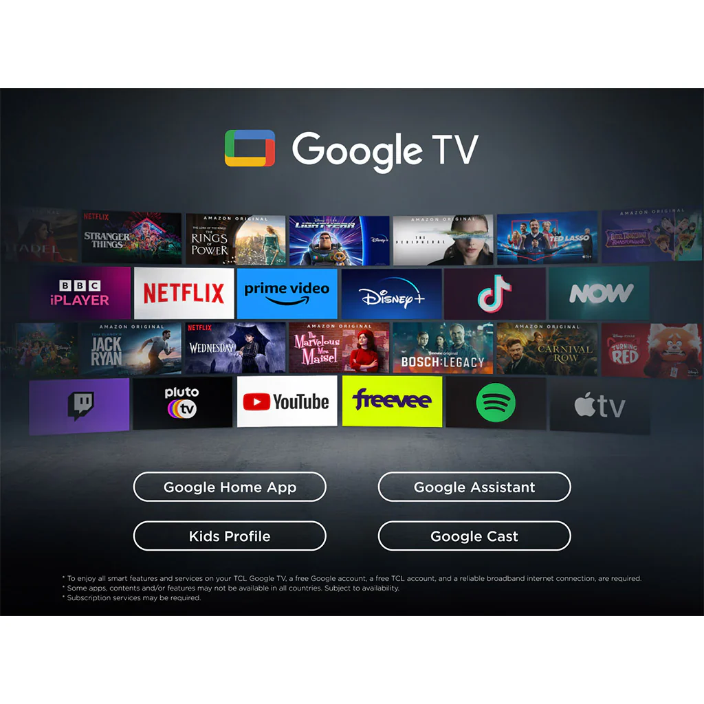 TCL 50C6KS-UK 50 Inch C6KS Premium 4K Ultra HD HDR QD-Mini LED Smart TV - Image 7