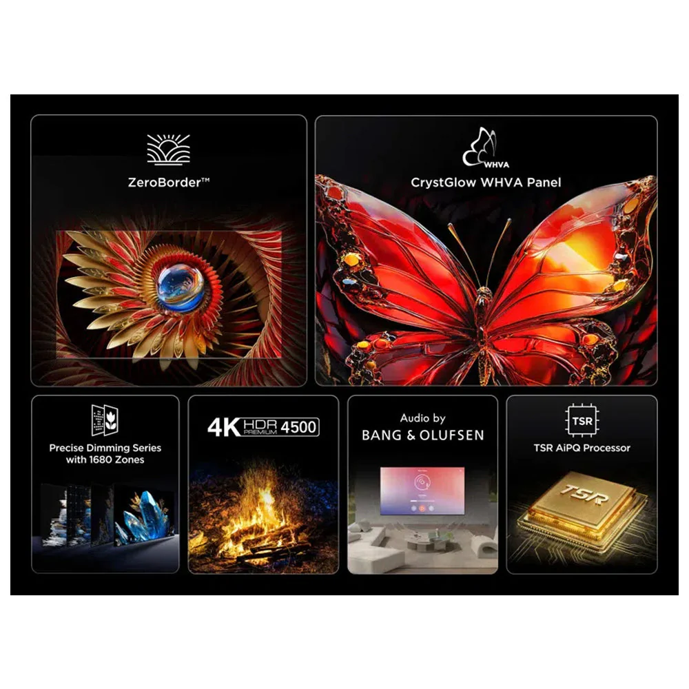 TCL 65C8K-UK 65 Inch C8K 4K Ultra HD HDR Premium QD-Mini LED Smart TV - Image 4