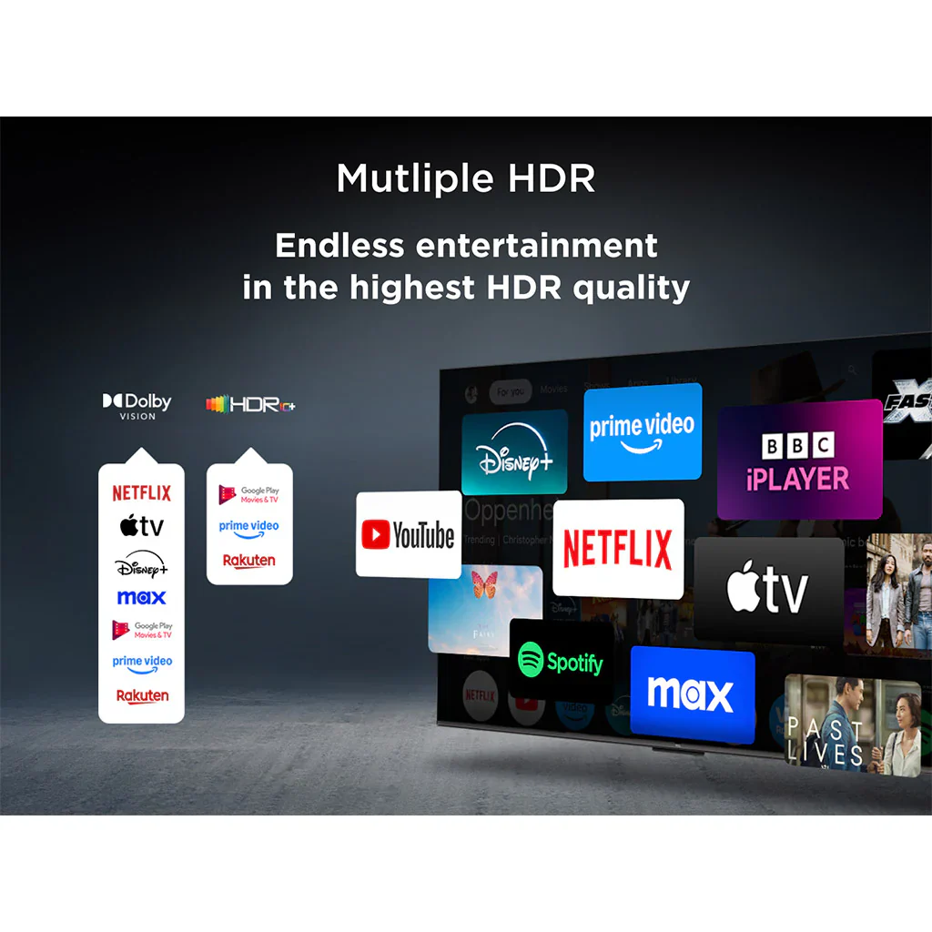 TCL 75C6KS-UK 75 Inch C6KS Premium 4K Ultra HD HDR QD-Mini LED Smart TV - Image 8