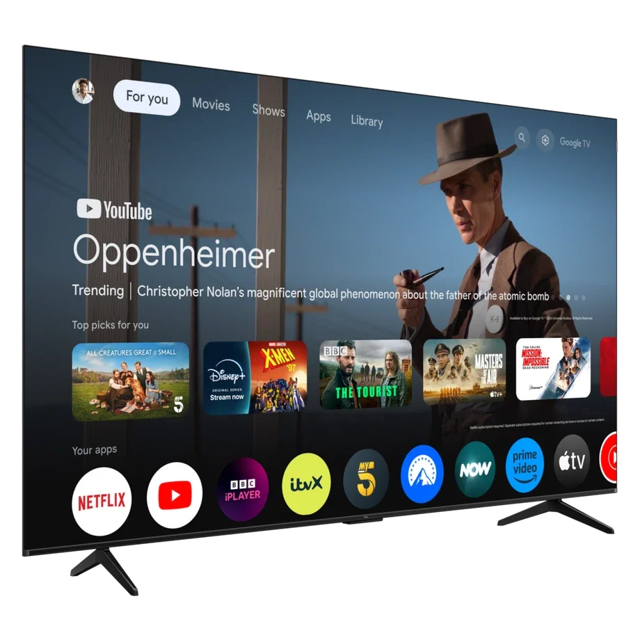 TCL 85P7K-UK 85 Inch P7K 4K QLED Ultra HD HDR Direct LED Smart Google TV - Image 3