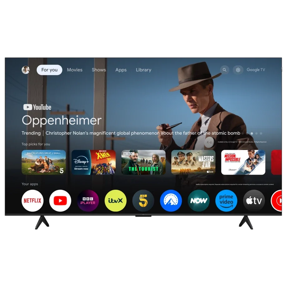 TCL 85P7K-UK 85 Inch P7K 4K QLED Ultra HD HDR Direct LED Smart Google TV - Image 4