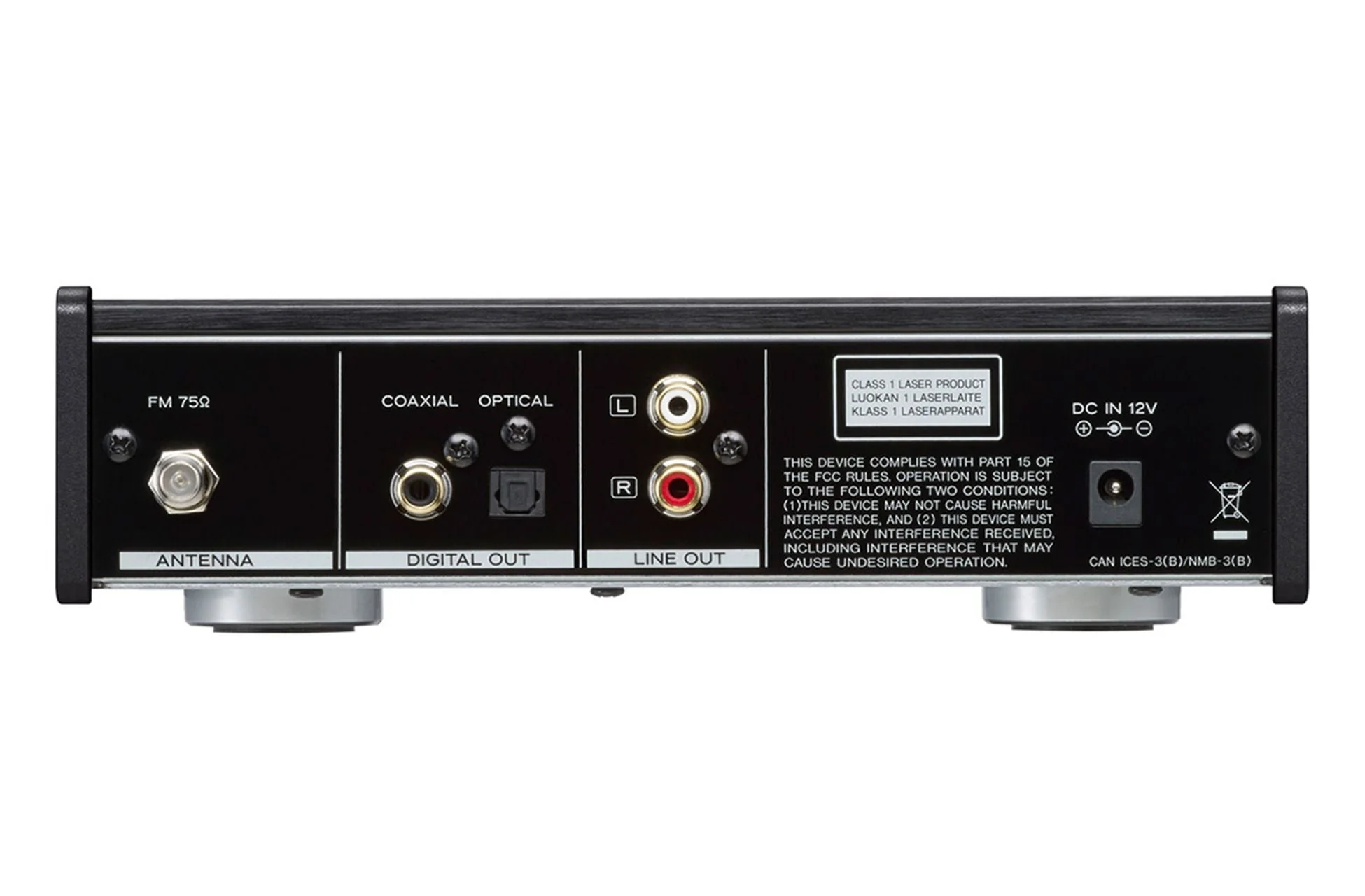 Teac PD-301DAB-X CD-Player and DAB DAB+ FM Tuner Black - Image 2