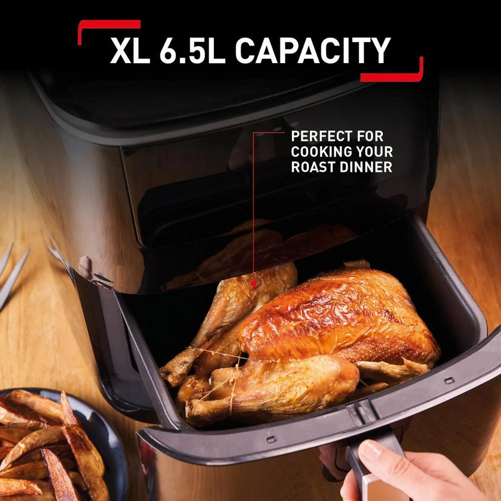 Tefal FW201827 EasyFry 3in1 Digital Air Fryer Grill & Steamer 6.2L Black - Image 3