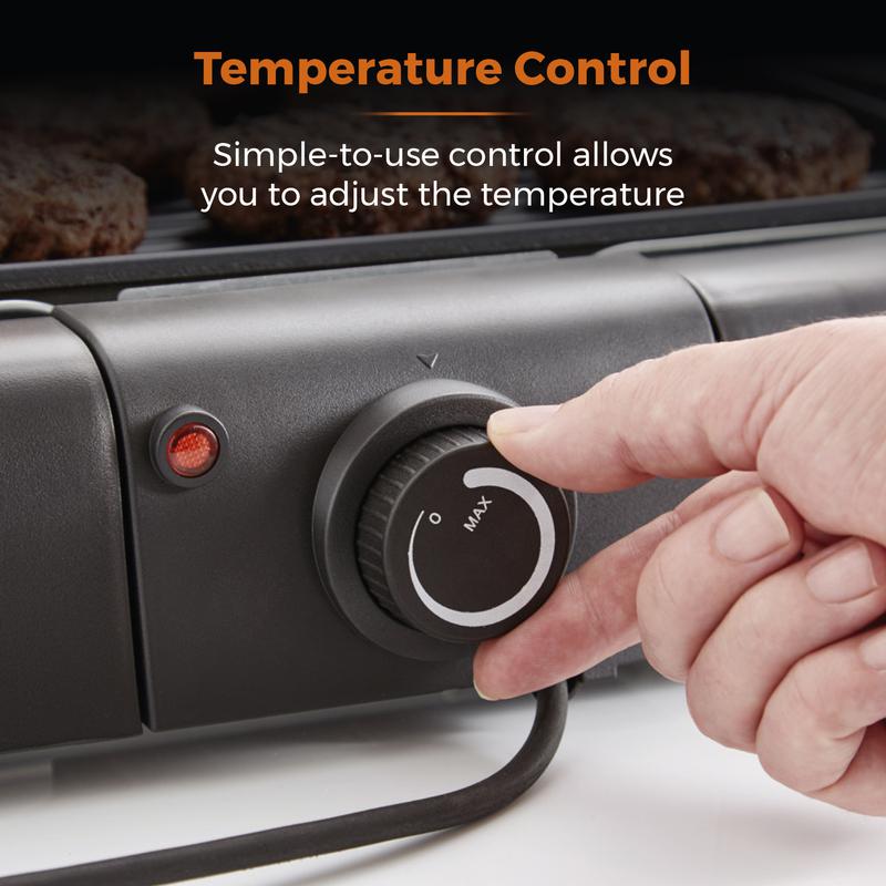Tower T14049BMR Standing Electric BBQ Grill Black - Image 6