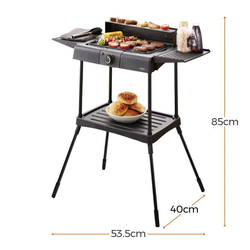 Tower T14049BMR Standing Electric BBQ Grill Black - Image 8