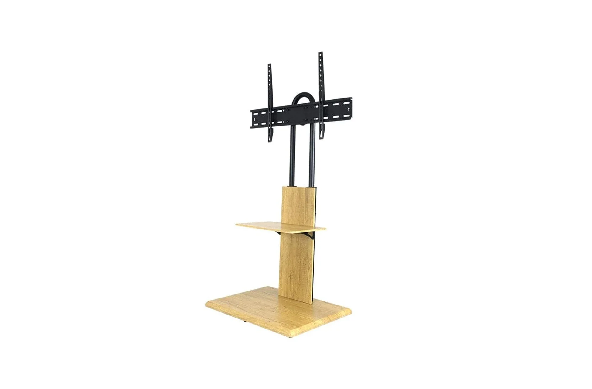 TTAP FS2 Floor Pedestal TV Stand for 32 to 65 Inches TVs Oak - Image 2