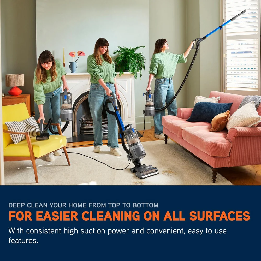 Vax LiftOut Reach Pet CDUP-LOXR Corded Upright Vacuum - Graphite Blue - Image 3