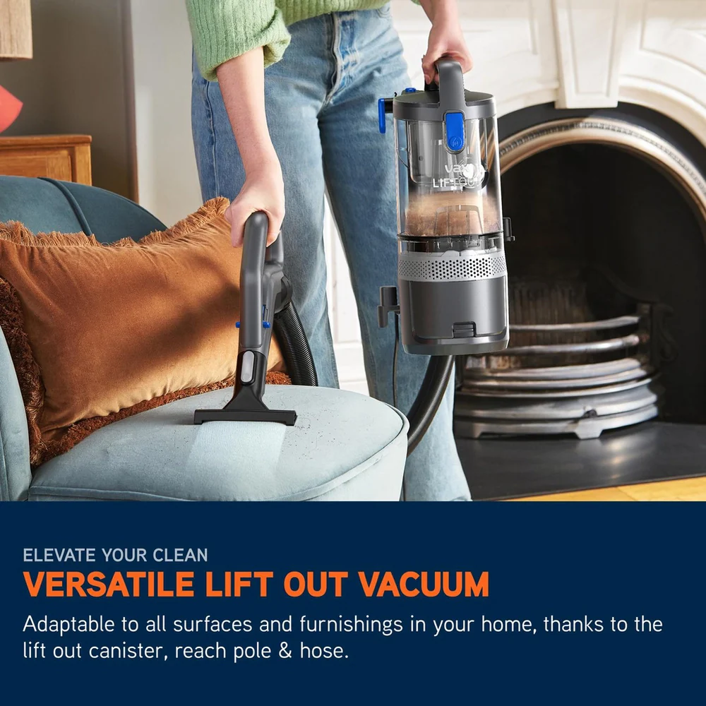Vax LiftOut Reach Pet CDUP-LOXR Corded Upright Vacuum - Graphite Blue - Image 4
