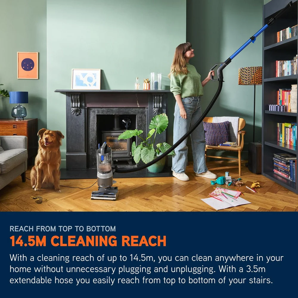 Vax LiftOut Reach Pet CDUP-LOXR Corded Upright Vacuum - Graphite Blue - Image 5