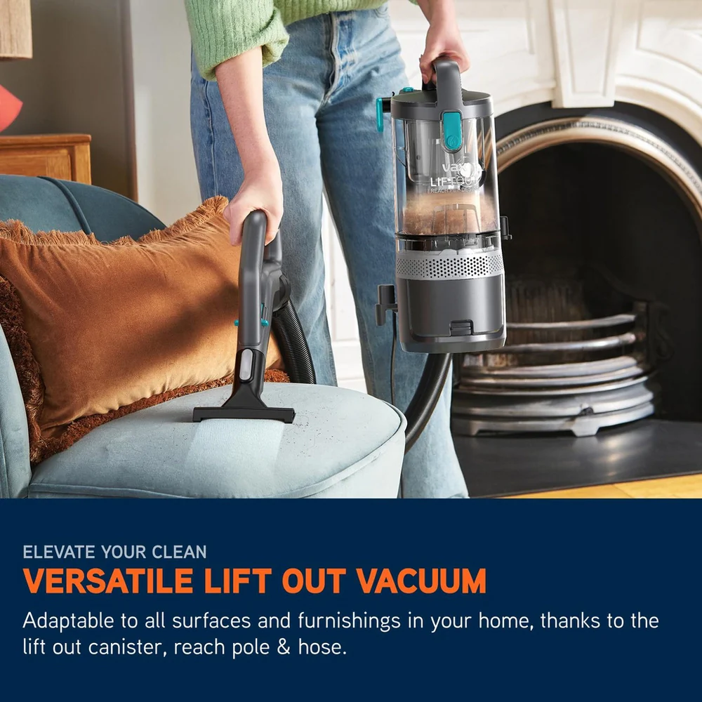 Vax LiftOut Reach Pet-Design CDUP-LORP Corded Upright Vacuum Cleaner - Graphite Teal - Image 5