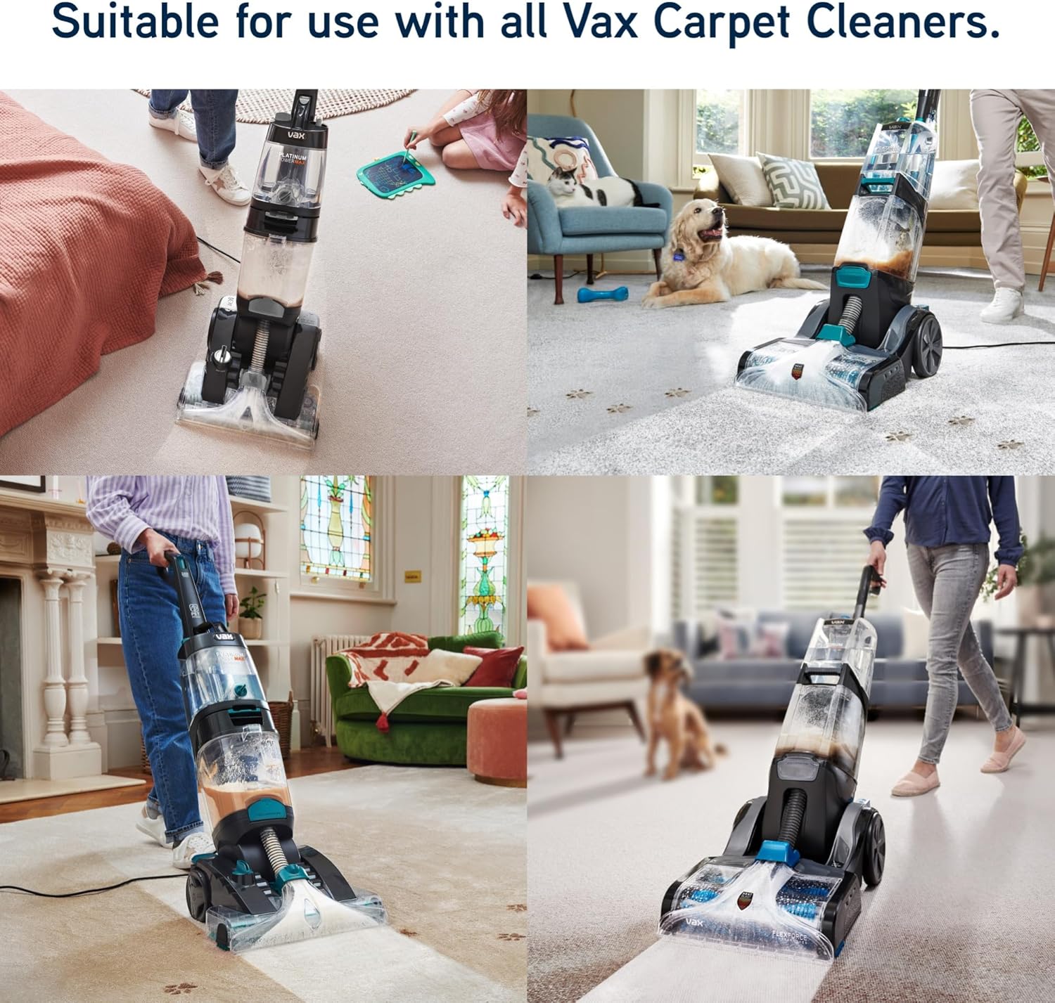 Vax Original Pet Carpet Cleaning Solution 1.5L Citrus Burst Scent - White 1-9-142054 - Image 4