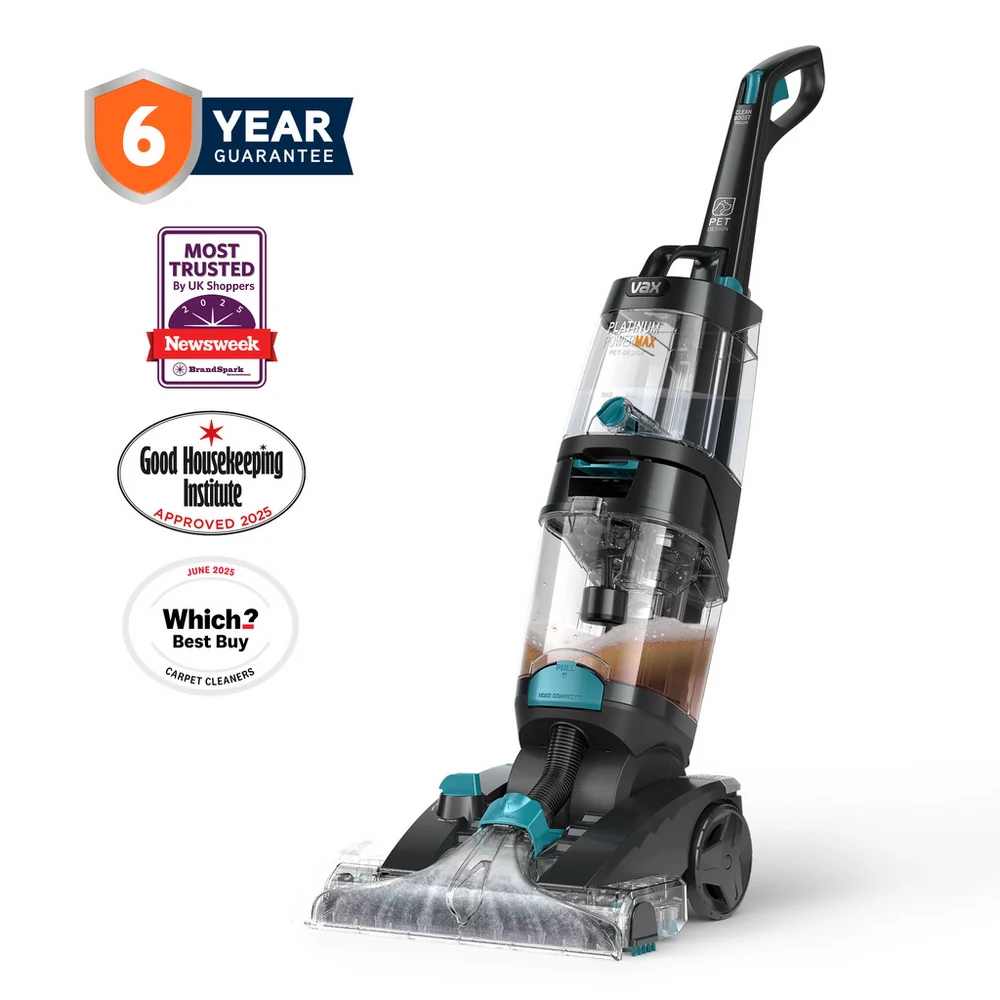 Vax Platinum Power Max Pet Design CDCW-PMXP Carpet Cleaner - Black and Teal - Image 2