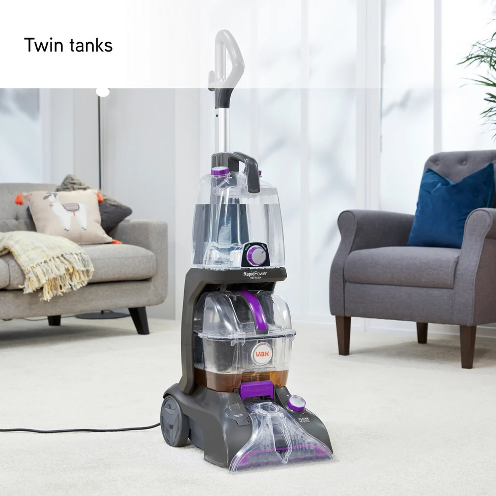 VAX Rapid Power Refresh CDCW-RPXR Upright Carpet Cleaner - Purple and Graphite - Image 10