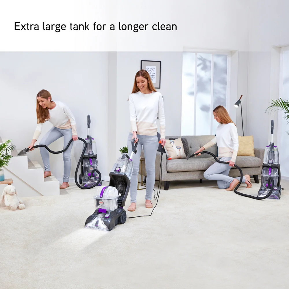 VAX Rapid Power Refresh CDCW-RPXR Upright Carpet Cleaner - Purple and Graphite - Image 3