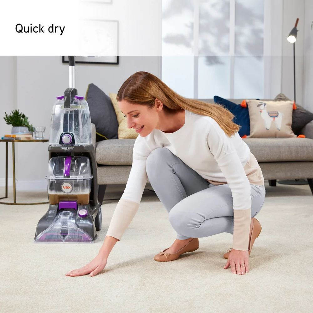 VAX Rapid Power Refresh CDCW-RPXR Upright Carpet Cleaner - Purple and Graphite - Image 7