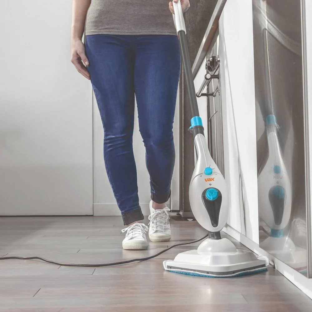 Vax S85-CM Steam Clean Steam Mop White and Blue - Image 2