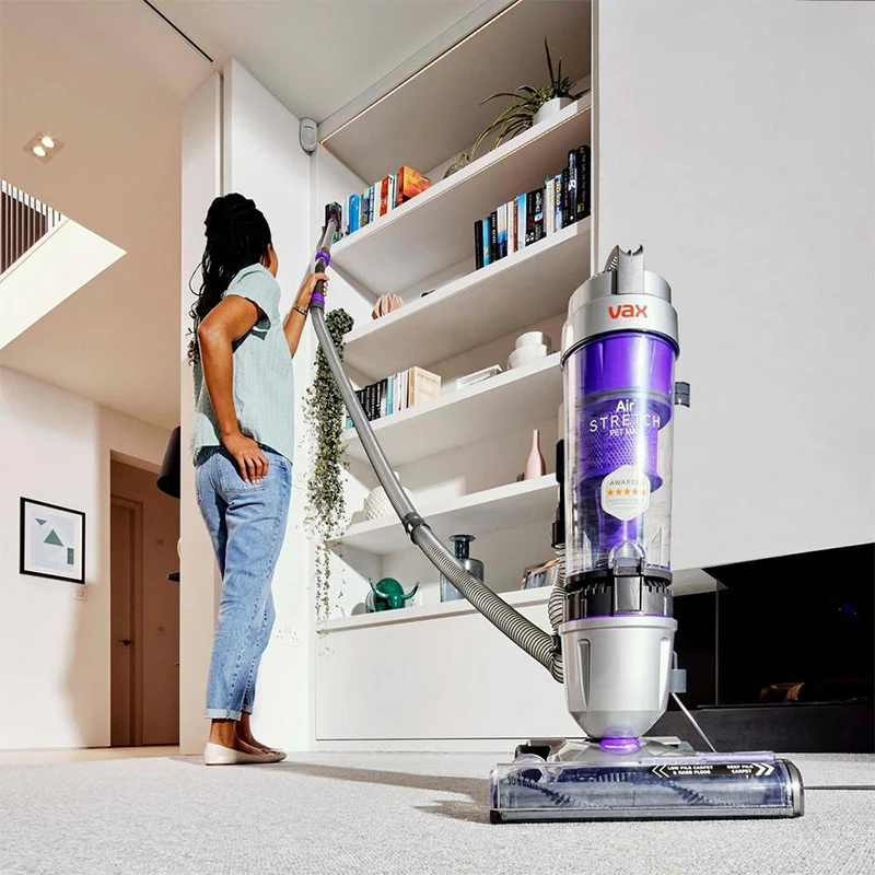 Vax U85-AS-PME Air Stretch Pet Max Upright Bagless Vacuum Cleaner Silver and Purple - Image 12