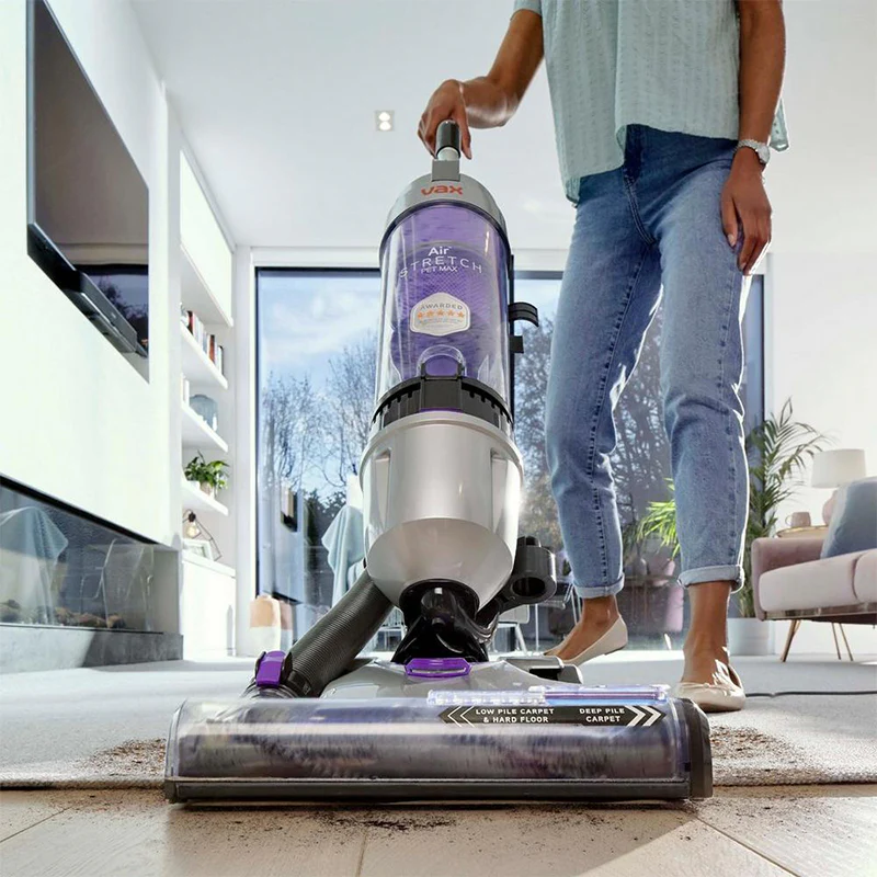 Vax U85-AS-PME Air Stretch Pet Max Upright Bagless Vacuum Cleaner Silver and Purple - Image 5