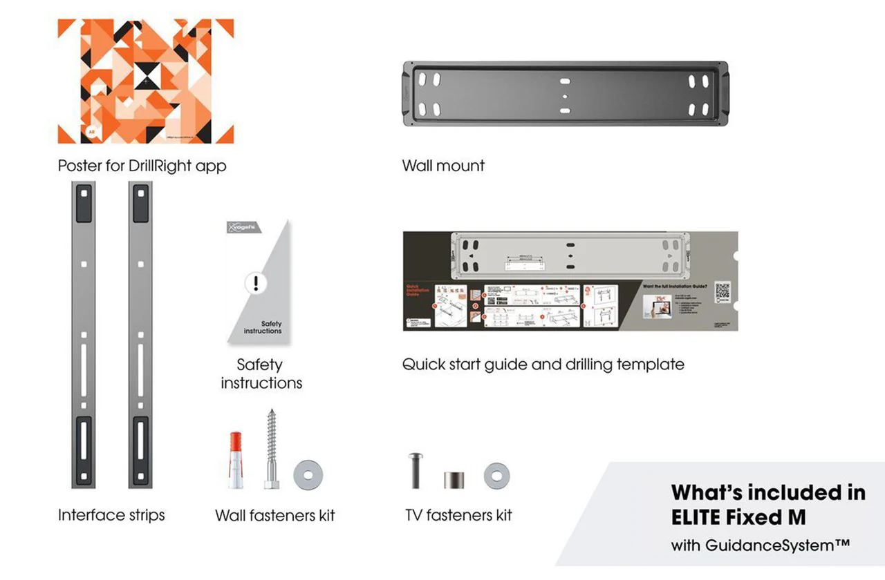 Vogels Elite TVM 5505 Ultra Thin Fixed TV Bracket for 32 - 77 Inch TVs - Image 3