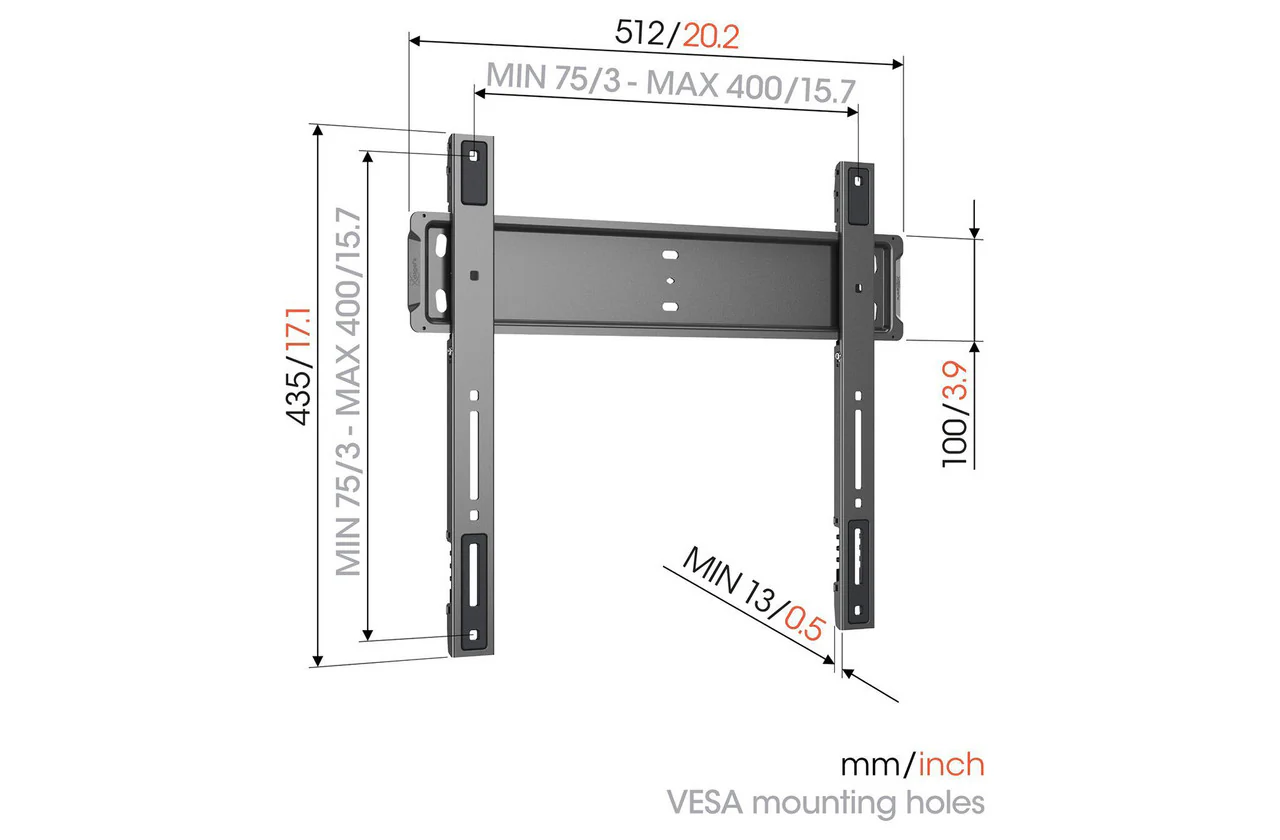 Vogels Elite TVM 5505 Ultra Thin Fixed TV Bracket for 32 - 77 Inch TVs - Image 4