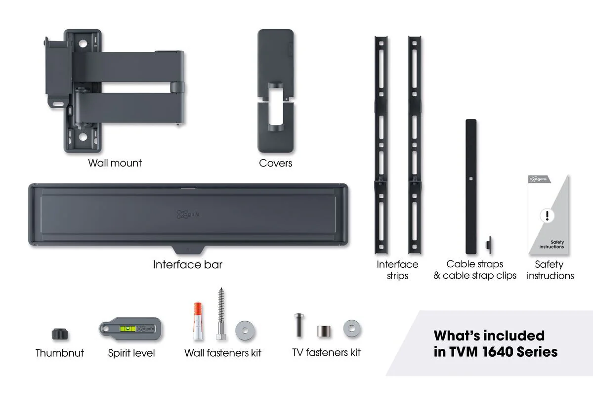 Vogels Quick TVM 1645 Full-Motion TV Wall Mount for TVs from 40 to 77 inches - Image 3