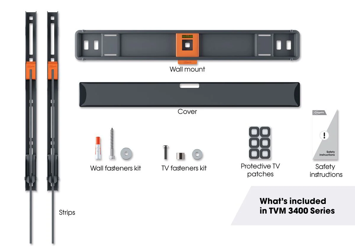 Vogels Comfort TVM 3405 Fixed TV Wall Mount for TVs from 32 to 77 inches - Image 3
