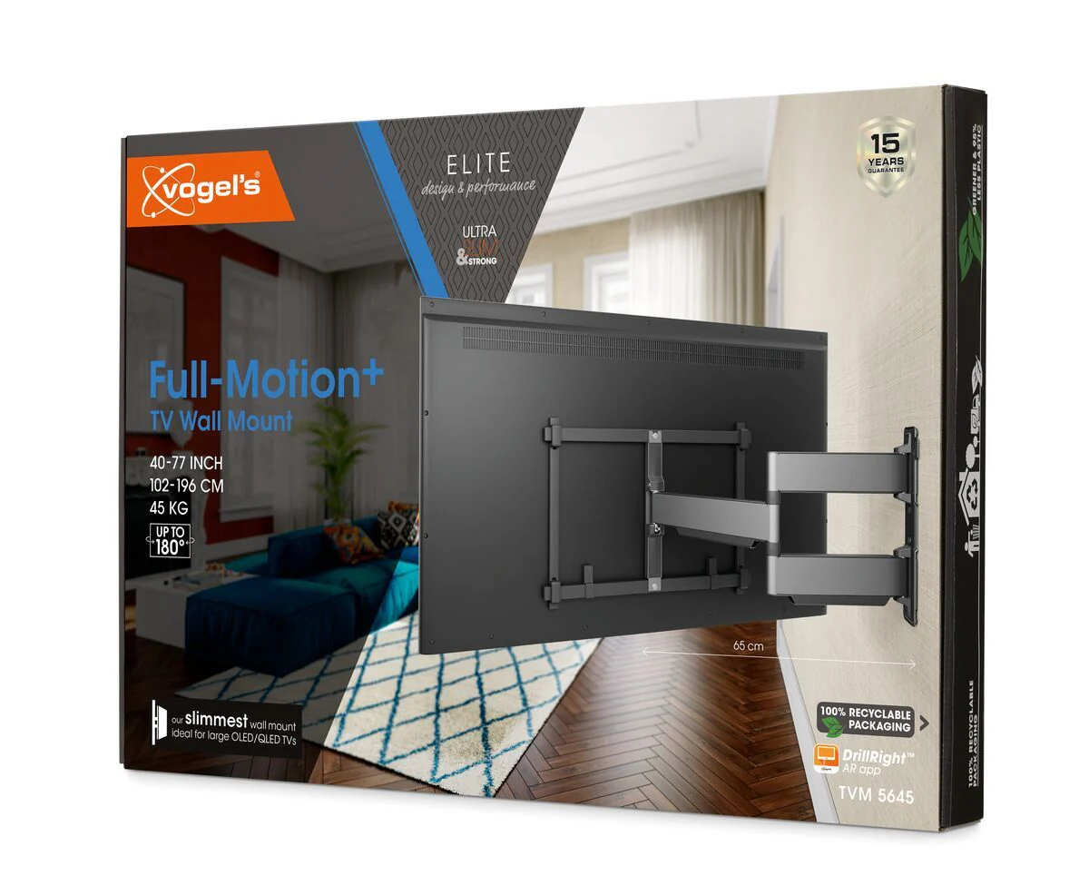 Vogels Elite TVM 5645 Full-Motion TV Wall Mount Black - Image 10
