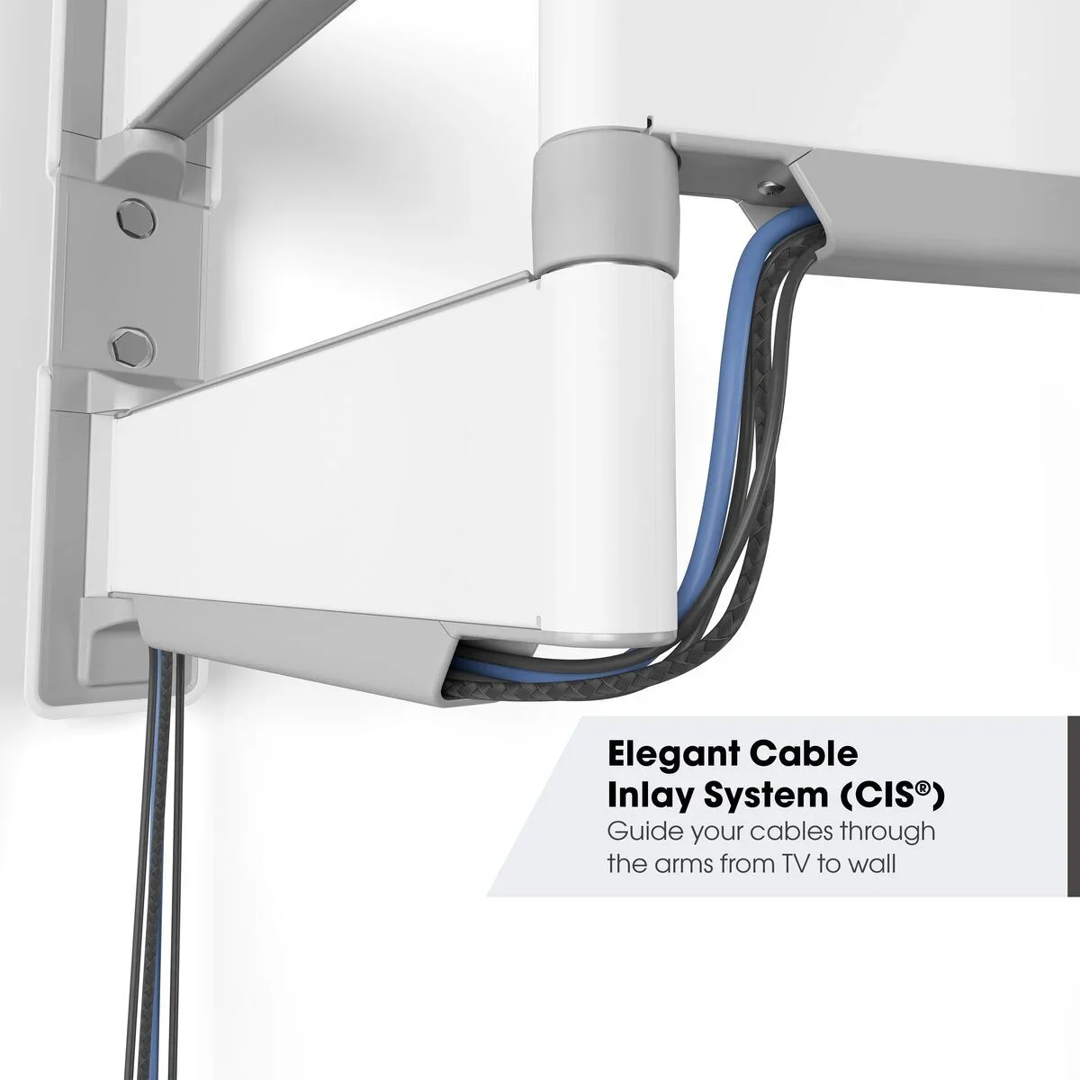 Vogels Elite TVM 5645 Full-Motion TV Wall Mount White - Image 4